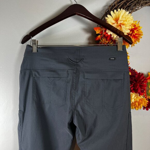 ***SOLD***prAna Womens Halle Hiking  Jogger II Sz 4 in Coal Gray Water Repellent - Picture 5 of 12